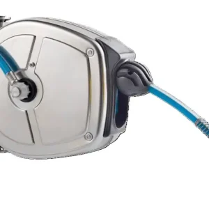 Sonderangebot Pneutec Schlauchaufroller automatisch, Edelstahl, DN 10, 3 m für Heisswasser