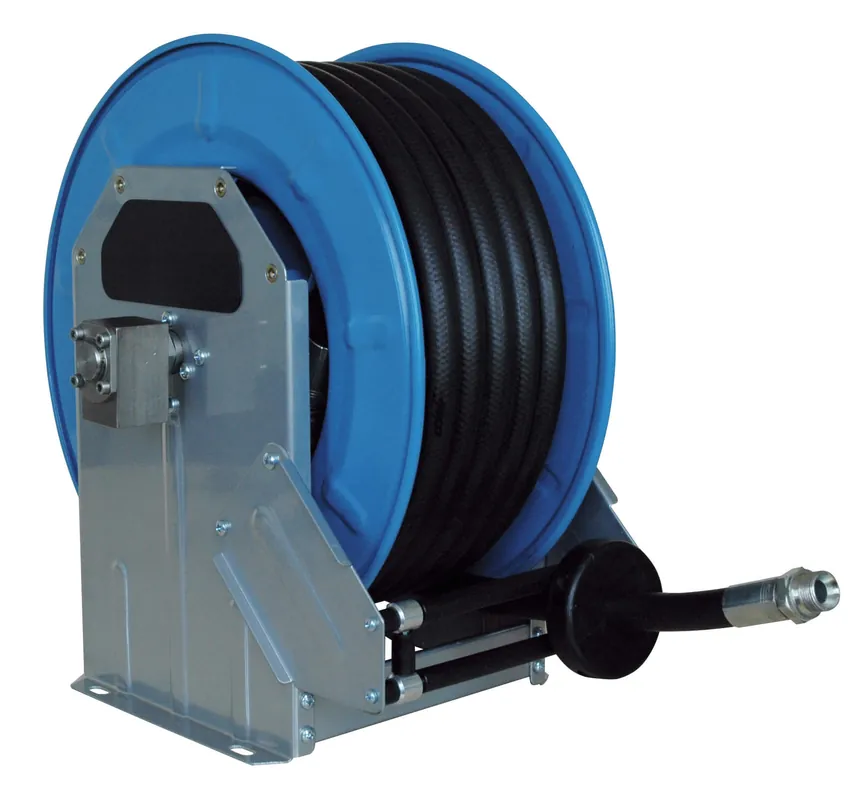 Pneutec Schlauchaufroller automatisch,Edelstahl,ohne Schlauch, für Schlauch 30 m, DN 06 Begrenztes Angebot