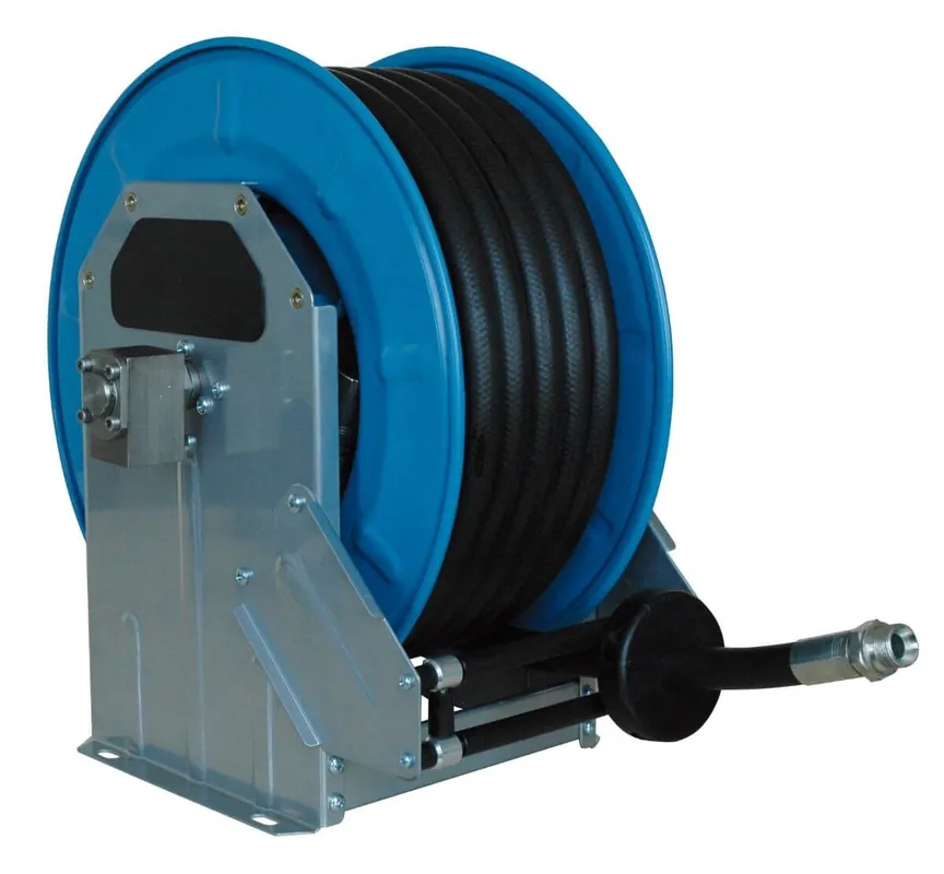 Pneutec Schlauchaufroller autom.,Hochdruck,ohne Schlauch,für Schlauch 40 m, DN 10 Preisknaller