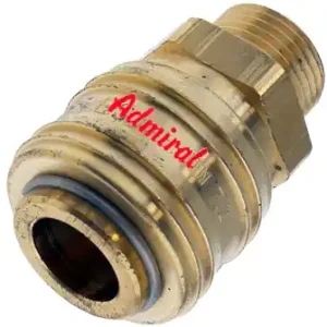 KLOTZtechnics Messing-Steckkupplung Admi®AirStick M Gewinde: 1/2 Zoll AG Neu Im Sortiment