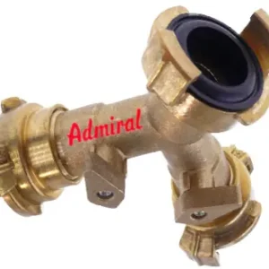 Top-Preis KLOTZtechnics Messing-Dreiwege-Verteiler Admi®Quick mit Absperrung universal
