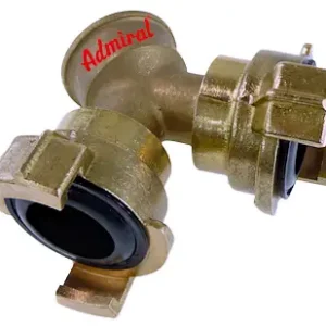 KLOTZtechnics Messing-Dreiwege-Verteiler Admi®Quick mit Hahn 3/4 Zoll IG Saisonangebot