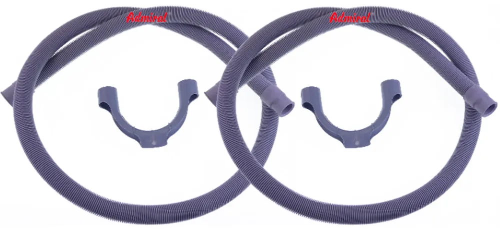 KLOTZtechnics Waschmaschinen-Ablaufschlauch Admi®Wash,o.Kuppl. Ausführung: 3/4 Zoll - 19 mm, Länge 1,2 - 4 m Geprüft