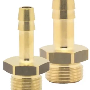 Sale ELMAG Schlauchtülle mit Außengewinde Ø 1/4 Zoll, Ø 10 mm, Messing
