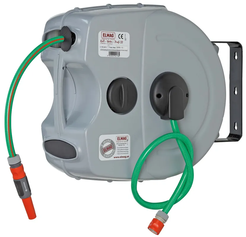 Begrenztes Angebot ELMAG Wasserschlauchaufroller automatisch ROLL WATER MEGA 30, 1/2 Zoll