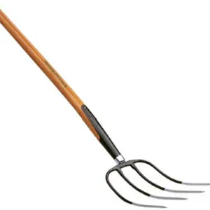 Sofort Bestellen SHW Rex Dunggabel 4 Rundzinken, 310 x 230 mm, Schienenzwinge, Eschenstiel