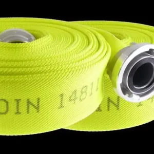 KLOTZtechnics Feuerwehrschlauch Admi®Star DIN 14811 gelb,m.Kuppl Ausführung: B 3 Zoll - 75 mm, Länge 15 m Neu