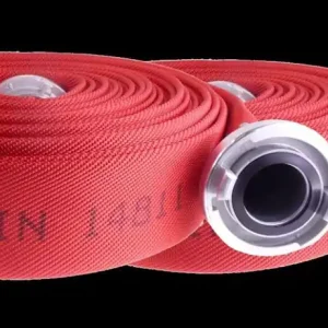 Direkt Vom Hersteller KLOTZtechnics Feuerwehrschlauch Admi®Star DIN 14811 rot,m.Kuppl.  Ausführung: B 3 Zoll - 75 mm, Länge 15 m