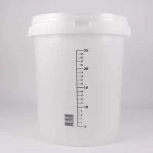 Sichere Zahlung Berdal Anrühreimer 30 l transparent PP, Ø=38,5 cm, H=38 cm