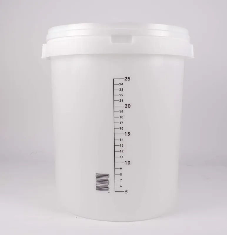 Sichere Zahlung Berdal Anrühreimer 30 l transparent PP, Ø=38,5 cm, H=38 cm