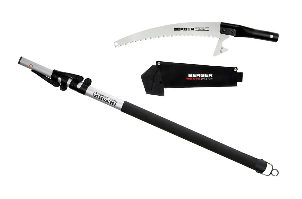 Berger Set - Teleskopstange 75850 + Aufsatzsägen-Set 63911 Markenware