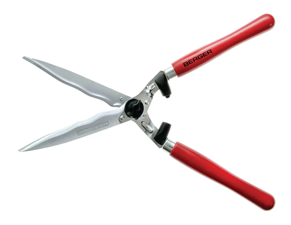 Sichere Zahlung Berger Heckenschere mit Holzgriff, Wellenschliff 570 mm