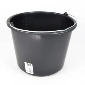 Neue Kollektion Berdal Eimer Kunststoff schwarz 12 Liter Ø 31 x 25 cm