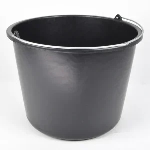 Neuheit Berdal Eimer Kunststoff schwarz 20 Liter Ø 37,3 x 28,5 cm