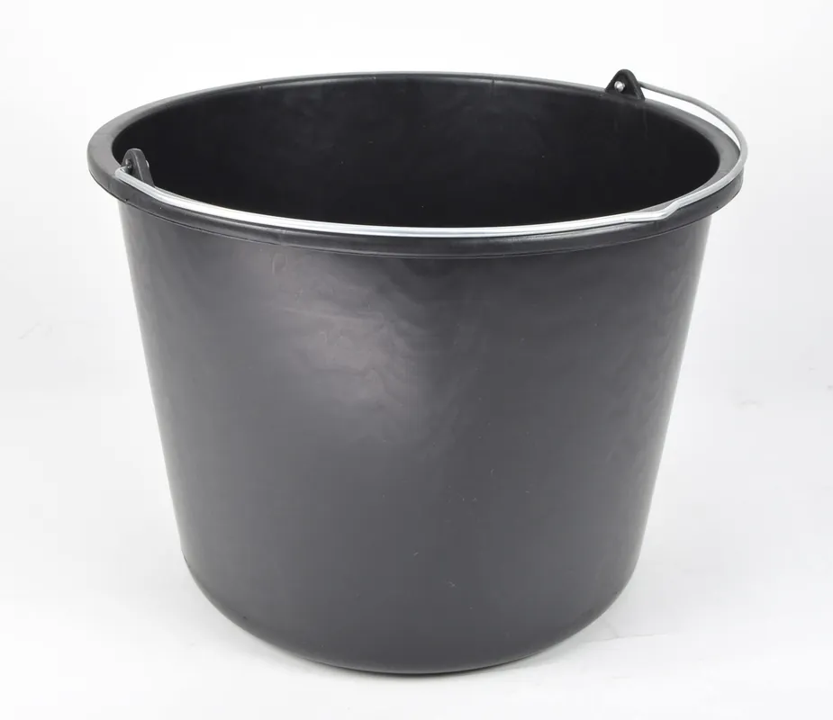 Neuheit Berdal Eimer Kunststoff schwarz 20 Liter Ø 37,3 x 28,5 cm