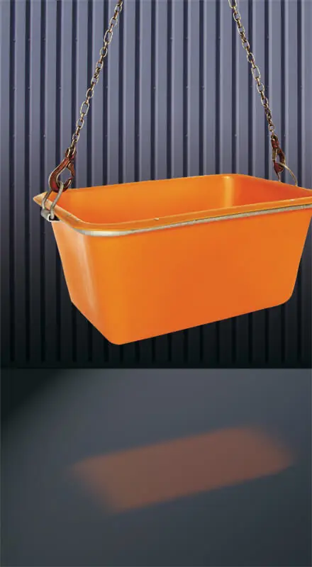 Rabatt Eichinger Mörtelkübel 1225.1, 200 Liter, Vollkunststoff, 920 x 620 x 460 mm Fassungsvermögen: 200 Liter