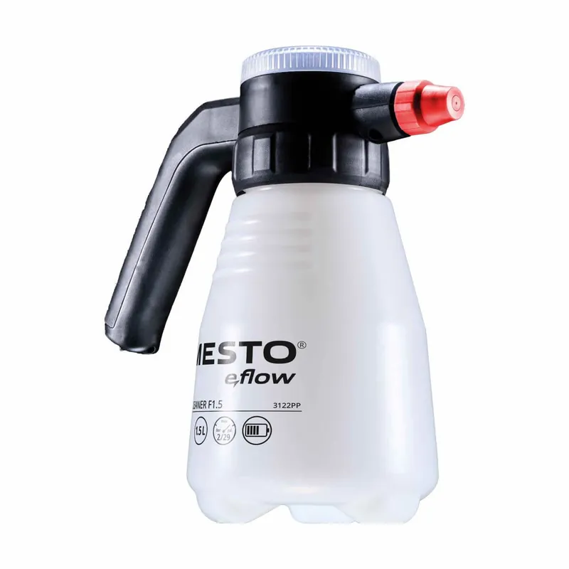 Saisonangebot MESTO Akku-Drucksprüher e.CLEANER F1.5, FPM-Dichtungen, 1,5 l
